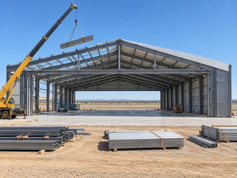 Costo de construcción de un hangar de aeronaves más allá de la cotización del kit Costo de construcción de un hangar de aeronaves más allá de la cotización del kit