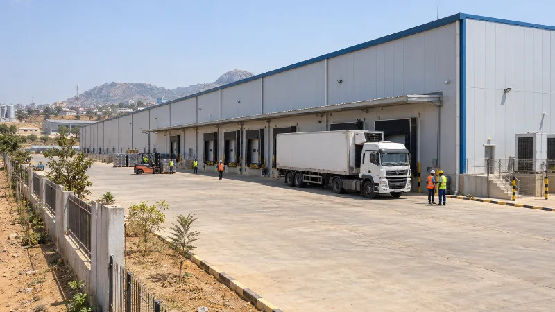 Almacén frigorífico multitemperatura en Abuja: zonificación de un edificio de acero de 5,000 m² Almacén frigorífico multitemperatura en Abuja: zonificación de un edificio de acero de 5,000 m²