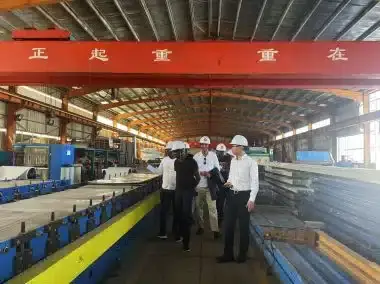 Visita del cliente 7 Clientes de visita en Xinguangzheng, en Qingdao