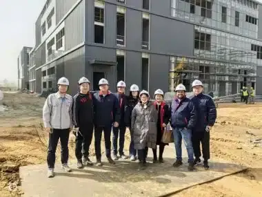 Visita del cliente 8 Clientes de visita en Xinguangzheng, en Qingdao